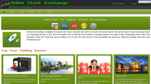 Online Stock Exchange